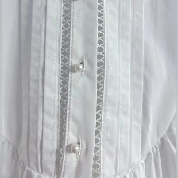 Zara Elegant White Blouse - Picture 5 of 5